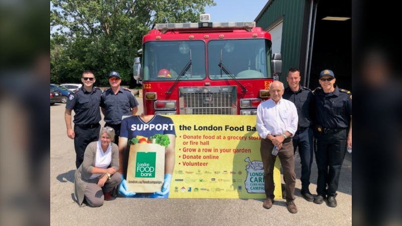 The London Cares Curb Hunger Campaign is officially underway and runs until June 17, 2023. (Nick Paparella/CTV News London) 