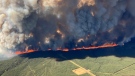 The Donnie Creek wildfire (G80280) burns in an area between Fort Nelson and Fort St. John, B.C. in this undated handout photo. THE CANADIAN PRESS/HO, BC Wildfire Service