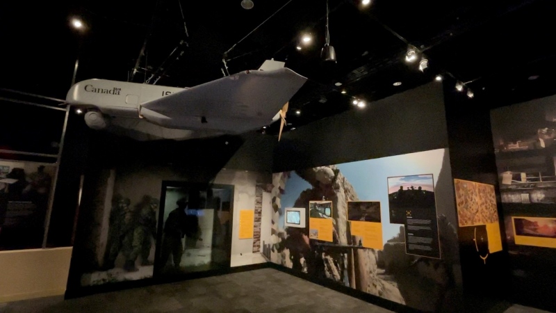 The Canadian War Museum's new exhibit is called War Games, exploring the importance of gaming to military training and strategy, as well as the impact of conflict on games in popular cultural. (Peter Szperling/CTV News Ottawa