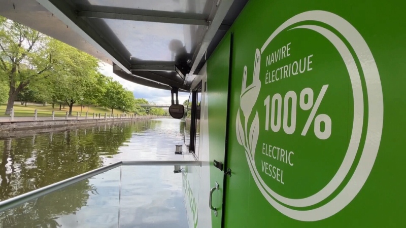 Ottawa Boat Cruise unveiled its second all-electric boat on Thursday,  June 8, 2023 and announced plans to green its full fleet over the next three years.