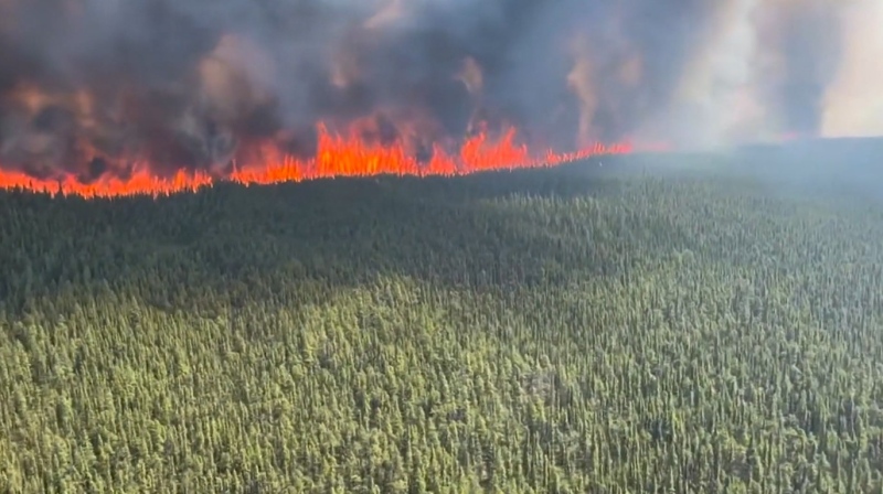 Picture courtesy of BC Wildfire Service.