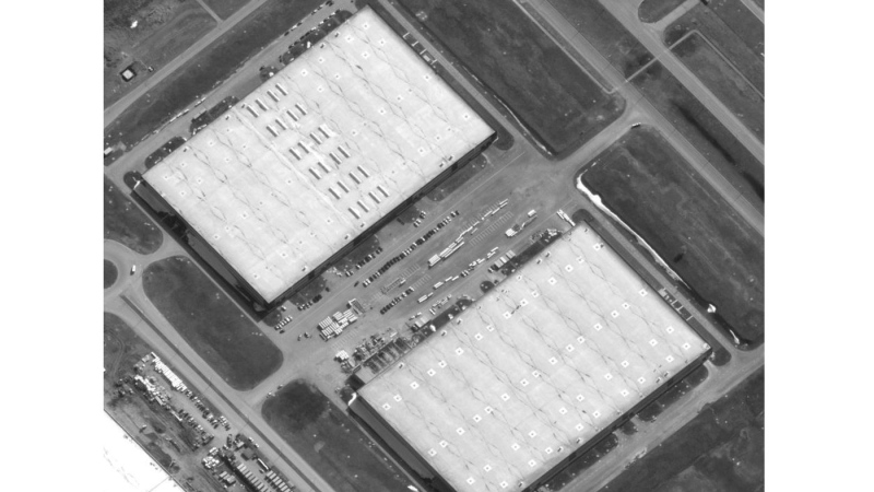 This image provided by Maxar Technologies and released by The White House shows an industrial site several hundred miles east of Moscow where U.S. intelligence officials believe Russia with Iran’s help, is building a factory to produce attack drones for use in its ongoing invasion of Ukraine. U.S. officials believe the plant in Russia’s Alabuga special economic zone could be operational by early next year. (Satellite image ©2023 Maxar Technologies via AP)