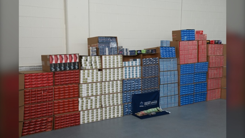Saskatoon police say they've seized a record-setting number of illegal cigarettes. (Saskatoon Police Service)