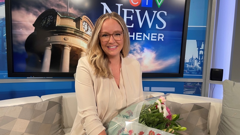 Emma Ens has worked at CTV News in Kitchener for more than 15 years. (Alison Sandstrom/CTV Kitchener)
