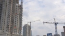 New buildings are seen under construction in June 2023 to add to London, Ont.'s skyline. (Daryl Newcombe/CTV News London)