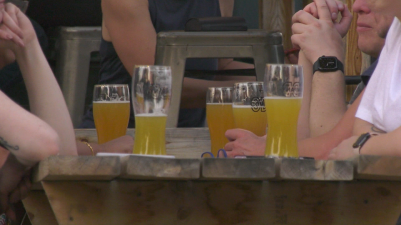 Odd Company Brewing is one of eight breweries forming the Hop Pocket. (Sean McClune/CTV News Edmonton)