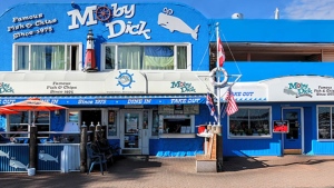 Moby Dick, a fish and chips restaurant in White Rock B.C., is shown in this photo from the eatery's website. (Image credit: mobydickrestaurant.com)