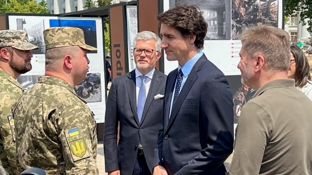 Prime Minister Justin Trudeau in Kyiv 