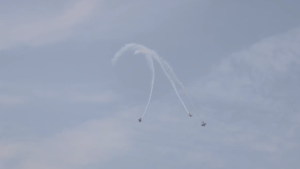 Snowbirds perform at the Barrie Air Show on Sat., June 10 (Molly Frommer/CTV News). 