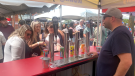 Hundreds enjoyed the Orleans Craft Beer Festival on Saturday after smoky conditions nearly threatened the event. (Jackie Perez/CTV News Ottawa)