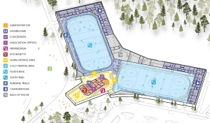 Bids to build North Bay's twin-pad arena at the Steve Omischl Sports Complex came in much higher than forecast. (City of North Bay)