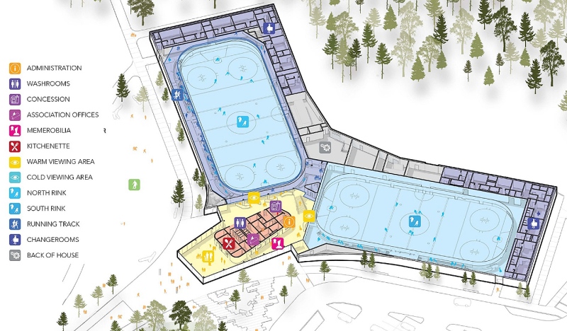 Bids to build North Bay's twin-pad arena at the Steve Omischl Sports Complex came in much higher than forecast. (City of North Bay)