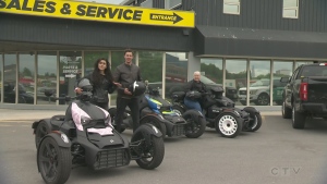 In this week's episode, Josh and Julia take a couple three-wheel motorcycles out for a spin ahead of Algonquin Equipment's Demo Day.