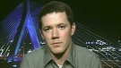 Brendan Burke, the son of Toronto Maple Leafs general manager Brian Burke, is seen in a 2009 television interview. The younger Burke passed away after a car crash in the United States on Friday, Feb. 5, 2010.