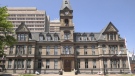 Pictured on June 22, 2023 is Halifax's city hall building. (CTV Atlantic/Heidi Petracek)