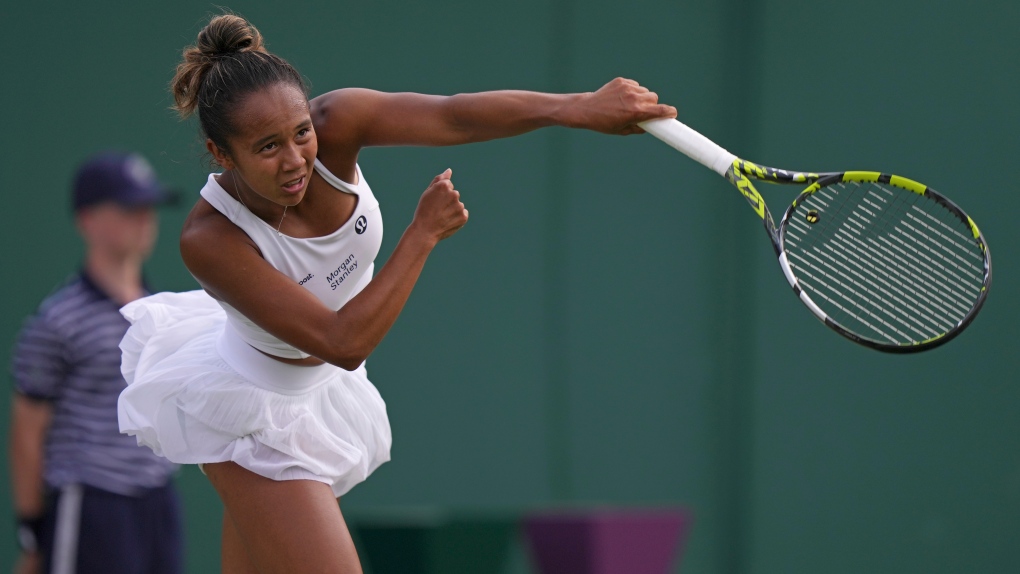 Wimbledon: Quebec's Leylah Fernandez Caroline Garcia from France