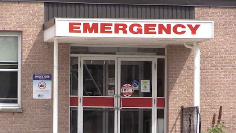 The emergency department at the hospital in Durham, Ont. will be closed every night this week and every Saturday and Sunday night during the month of July. (Scott Miller/CTV News London) 