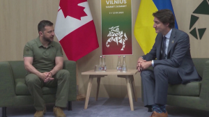 Trudeau meets with Ukraine's president