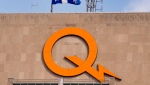 A Hydro Quebec logo is seen on their head office building in Montreal, Thursday, Feb. 26, 2015. THE CANADIAN PRESS/Ryan Remiorz