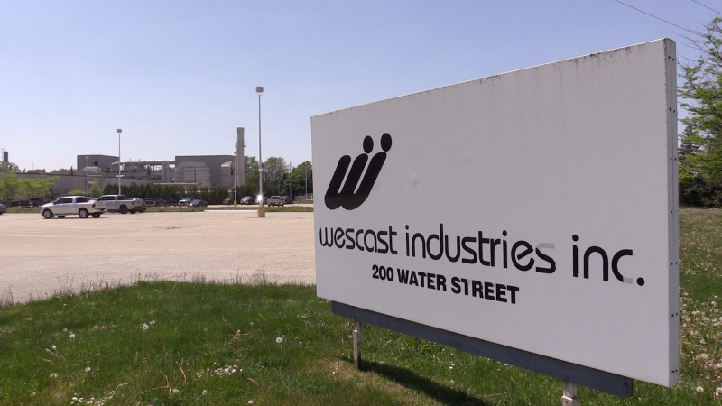 Wingham’s Wescast facility, as seen on July 19, 2023. (Scott Miller/CTV News London) 