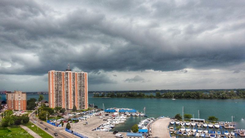 Storm clouds roll through the Windsor-Essex area on July 20, 2023. (Source: Mark Hewer)