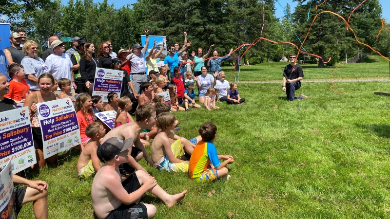 The Town of Salisbury, N.B., is celebrating a huge victory after being named Canada’s most active community for 2023. (Alana Pickrell/CTV Atlantic)