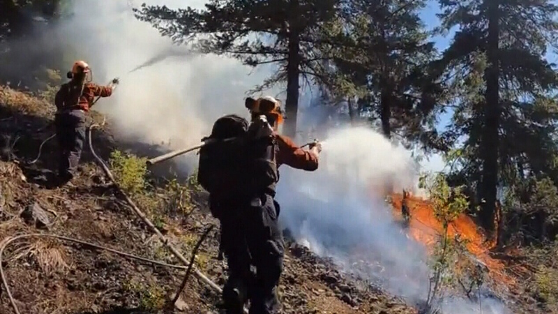Wildfire battle shifts south