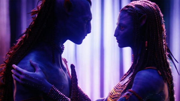 Sam Worthington and Zoe Saldana in 20th Century Fox's 'Avatar'