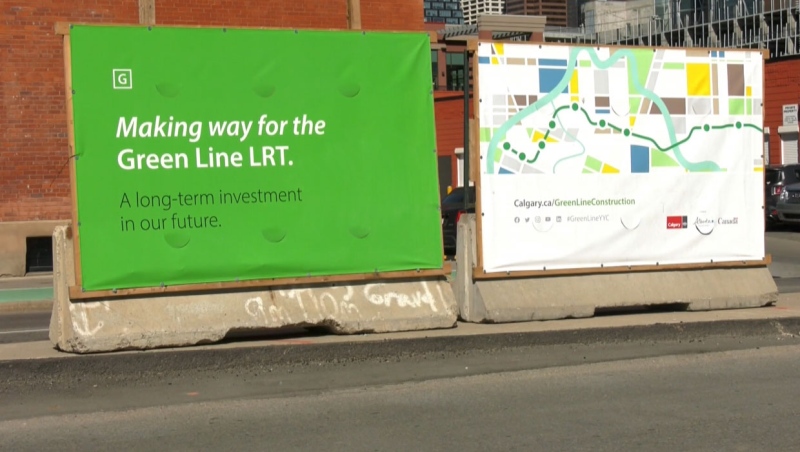 Calgary's Green Line construction closes downtown 