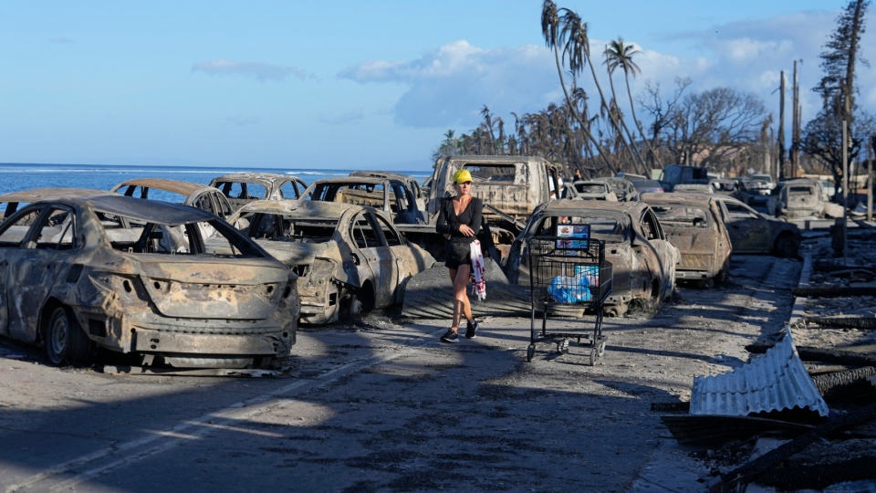 Maui wildfire wreckages