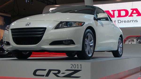 The 2011 Honda CR-Z hybrid will be available later this year. (Josh Visser/CTV.ca)
