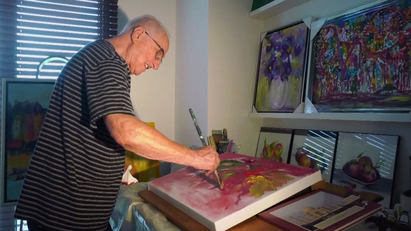 90-year-old MTL artist holds first solo art expo