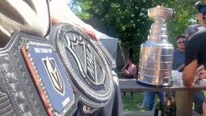 The Stanley Cup in Ottawa. Aug. 28, 2023. (Jackie Perez/CTV News Ottawa)