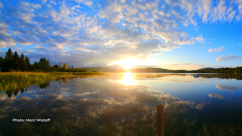 Morning sunrise Lac des loup in the Pontiac on Aug. 31, 2023. (Marc Wistaff/CTV Viewer)
