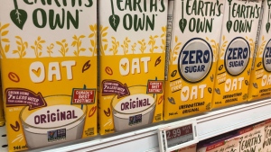 A carton of Earth's Own original oat milk costs $2.99 at Loblaws.