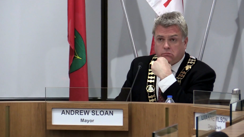 Central Elgin Mayor Andrew Sloan, seen in this undated photo, was found to have violated the Central Elgin Code of Conduct. (Brent Lale/CTV News London)