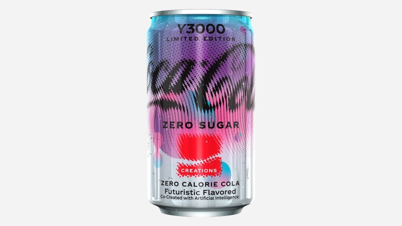 Coca-Cola Y3000 was partially created by AI. (Coca-Cola)
