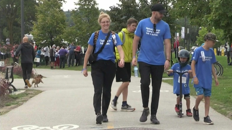 The annual Terry Fox run was held in Simcoe County