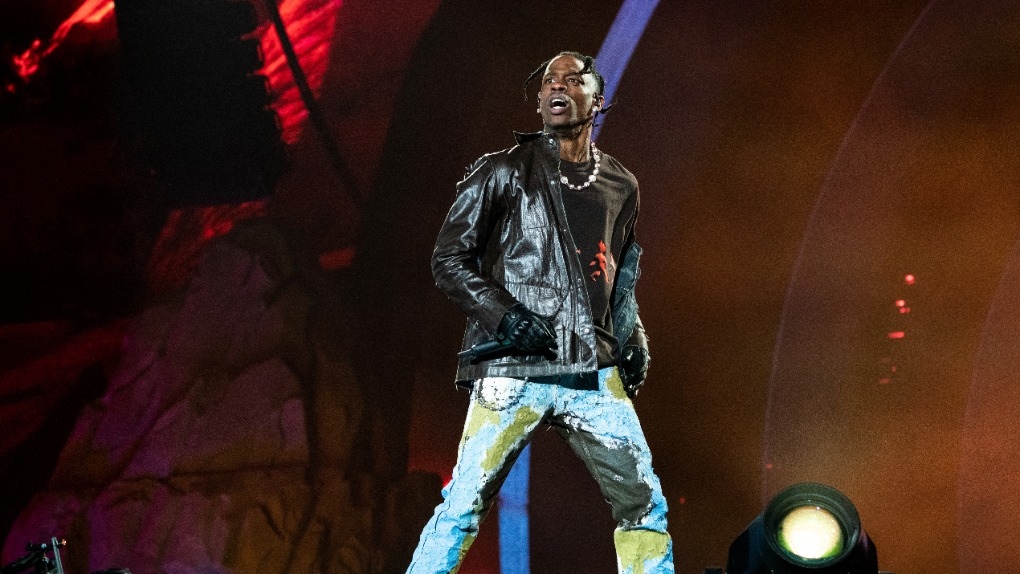 Travis Scott performs at Day 1 of the Astroworld 