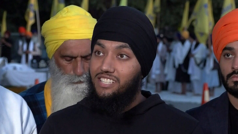 Slain Sikh leader's son demands justice
