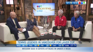 Tennis Legends in Vancouver for Laver Cup