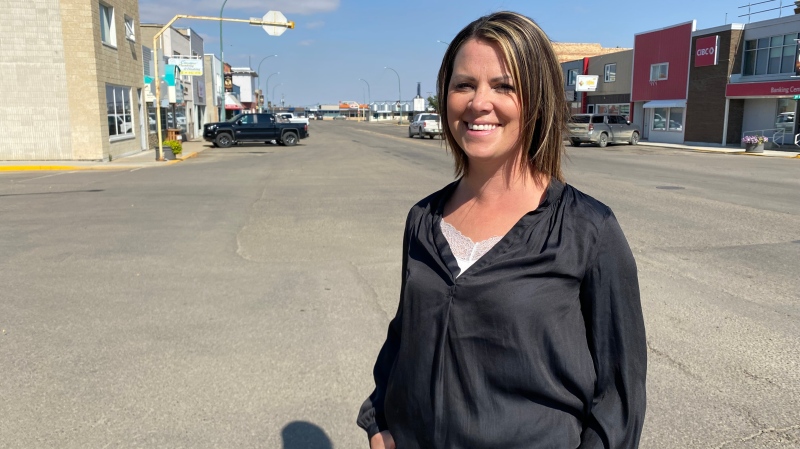 Steph VanDeSype is the Recreation and Community Wellness Manager for the Town of Assiniboia. (Gareth Dillistone/CTV News)