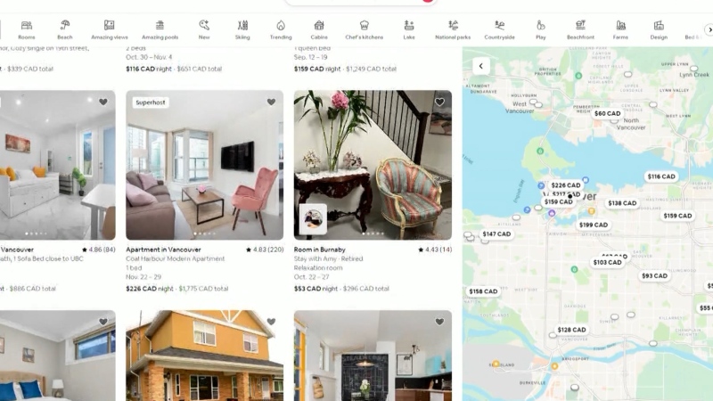 Short-term rentals leading to rent increase in B.C