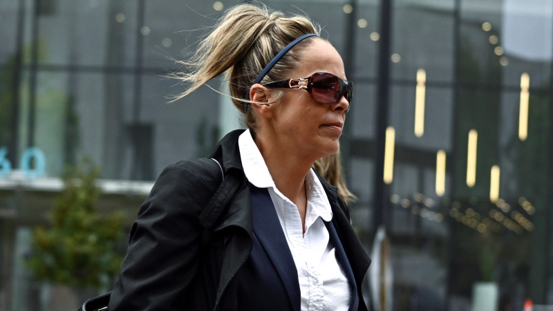Tamara Lich arrives for her trial at the courthouse in Ottawa, on Tuesday, Sept. 19, 2023. THE CANADIAN PRESS/Justin Tang