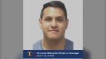28-year-old Fernando (Sebastian) Guijarro Velastegui, formerly of Windsor, Ont., is wanted in connection with a bomb threat hoax made on Sept. 15, 2023. (Source: Windsor Police Service)
