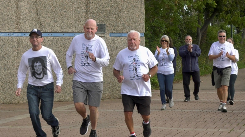 Doug Patterson has taken part in the Terry Fox run for the last 43 years. This year his participation is in honour of his daughter Heather.