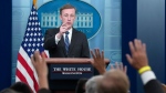 White House national security adviser Jake Sullivan speaks during the daily briefing at the White House in Washington, Friday, Sept. 15, 2023. (AP Photo/Susan Walsh)