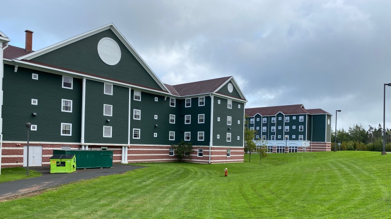 The MacDonald Residence at Cape Breton University. (CTV/Kyle Moore) 