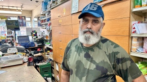 Montrealer Sukhwinder Dhillon says he was planning to visit his birthplace in India's Punjab state to see family and sort out affairs with his deceased father's estate, but has now put the trip on hold. Dhillon is seen in his shop in Montreal, Thursday, Sept. 21, 2023. The 56-year-old grocery store owner, who came to Canada in 1998, says he makes the trip every two or three years, and hopes the visa halt will be short-lived. THE CANADIAN PRESS/Christopher Reynolds
Christopher Reynolds
RANKING: 2