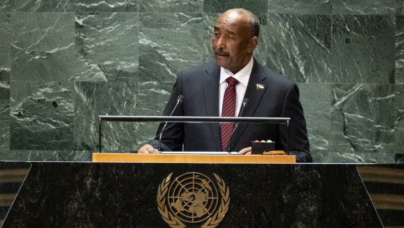 Abdel-Fattah Al-Burhan Abdelrahman Al-Burhan, President of the Transitional Sovereign Council of Sudan, addresses the 78th session of the United Nations General Assembly, Thursday, Sept. 21, 2023. (AP Photo/Craig Ruttle)